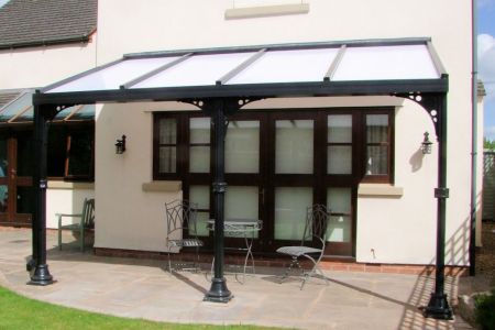 Polycarbonate Roof Aluminium Canopies