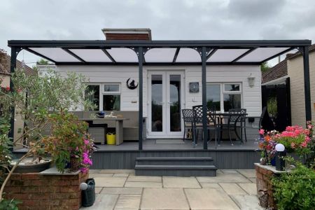 Glass Roof Aluminium Canopies