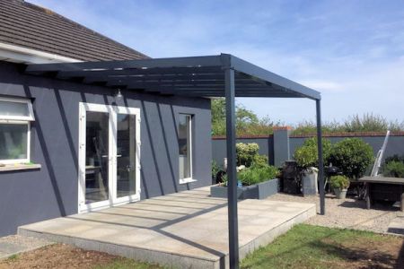 Aluminium Canopy Heating and Lighting